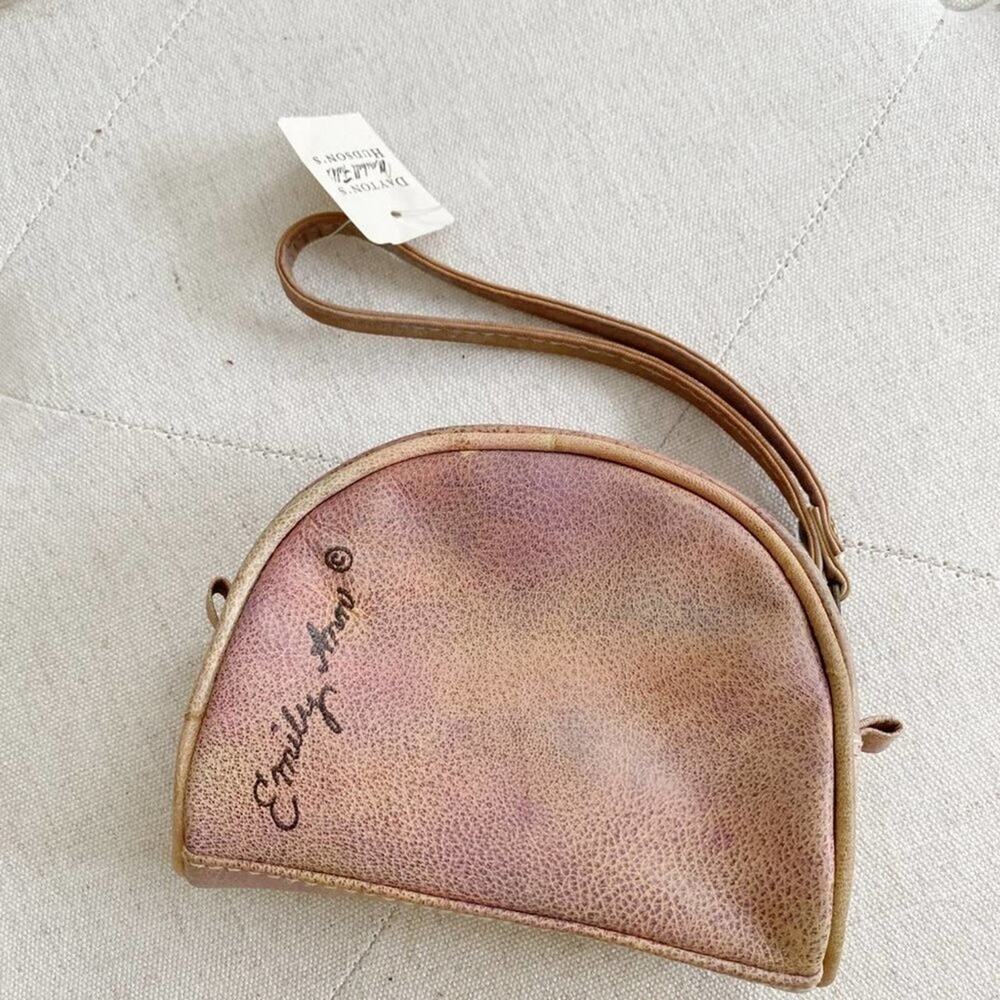 Vintage Emily Ann Hand Painted Western Wristlet - Picture 3 of 5